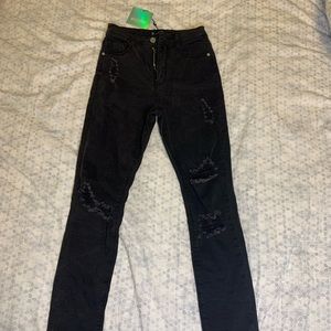 Missguided High Waisted Authentic Skinny Jeans